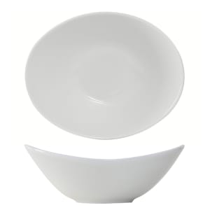 424-BPD0807 20 oz Oval DuraTux®© Capistrano Bowl - China, Porcelain White