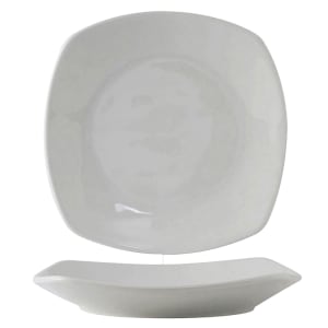 424-BPH105J 26 oz Square DuraTux®© Pasta Plate - China, Porcelain White