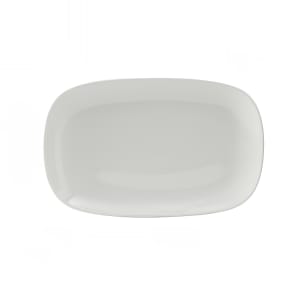 424-BPH127S Rectangular DuraTux®© Platter - 12 3/4" x 8 1/8", China, Porcelain White