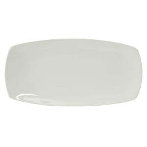 424-BPH161H Rectangular DuraTux®© Plate - 16" x 8", China, Porcelain White