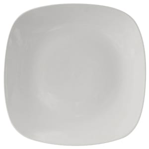 424-BWH110C 11 1/8" Square DuraTux®© Plate - Ceramic, White