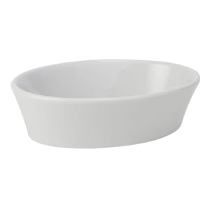 424-BPK060 7 oz Oval DuraTux®© Casserole Dish - China, Porcelain White