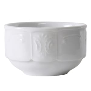 424-CHB105 11 oz Round Chicago Bouillon Bowl - China, Porcelain White