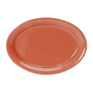 424-CNH0962 9 3/4" x 7" Oval Concentrix®© Platter - Ceramic, Cinnebar