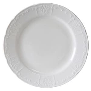 424-CHA077 7 7/8" Round Chicago Plate - China, Porcelain White
