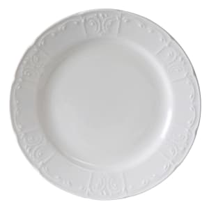 424-CHA104 10 1/2" Round Chicago Plate - China, Porcelain White