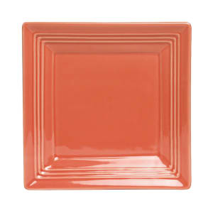 424-CNH0845 8 1/2" Square Concentrix®© Plate - Ceramic, Cinnebar