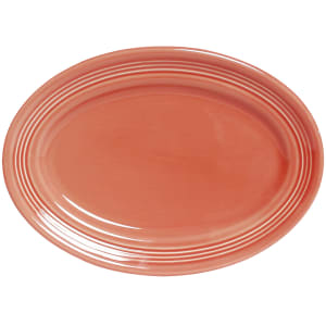 424-CNH116 11 1/2" x 8 3/8" Oval Concentrix®© Platter - Ceramic, Cinnebar