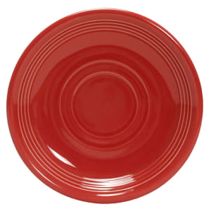 424-CQE060 6" Round Concentrix®© Saucer - Ceramic, Cayenne