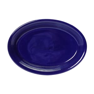 424-CCH1352 13 1/2" x 9 3/4" Oval Concentrix®© Platter - Ceramic, Cobalt