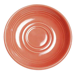 424-CNE060 6" Round Concentrix®© Saucer - Ceramic, Cinnebar