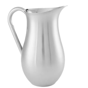 166-BWP84 84 oz Stainless Steel Bell Pitcher w/ Ice Guard, Satin Finish