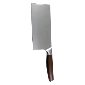 296-47412 7 1/4" Small Meat Cleaver w/ Wood Handle, Stainless Steel