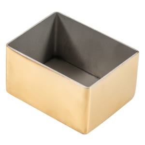 166-GSPH4 Rectangular Sugar Caddy - Stainless Steel, Gold
