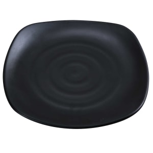 614-BP1109 9" Square Melamine Plate, Black