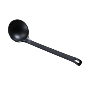 614-BP7003 8 3/4" Melamine Spoon, Black