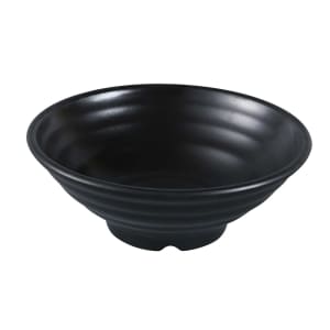 614-BP3019 48 oz Round Melamine Bowl, Black
