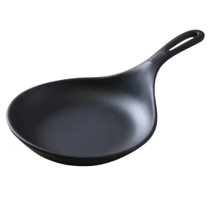 614-BP7009 Melamine Pan w/ Handle - 14 1/2" x 8 3/4", Black