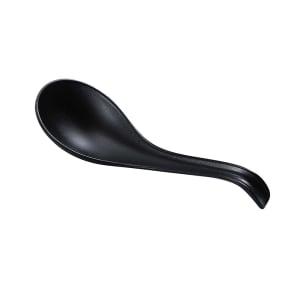 614-BP7002 6 3/4" Melamine Spoon, Black