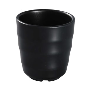 614-BP9305 7 oz Melamine Tea Cup, Black