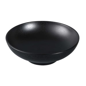 614-BP3009 48 oz Round Melamine Noodle Bowl, Black