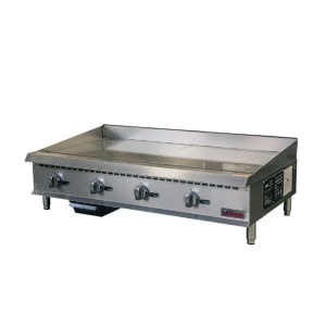 351-ITG48NG 48" Gas Griddle w/ Thermostatic Controls - 1" Steel Plate, Convertible