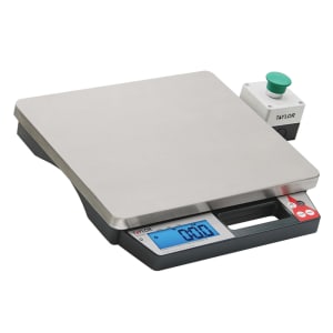 383-TE10PZR 10 lb Digital Portion Control Scale - 13 1/2" x 11 3/5", Stainless Steel