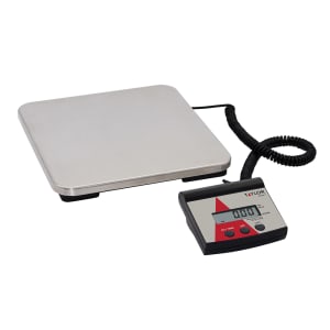 383-TE220FT 220 lb Digital Receiving Scale - 10 15/16" x 11 7/16", Stainless Steel