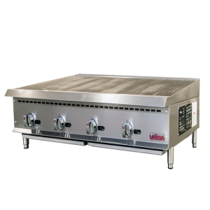 351-IRB48NG 48" Countertop Gas Charbroiler w/ Cast Iron Grates, Natural Gas