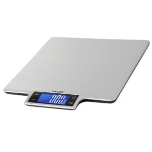 383-3907 22 lb Digital Scale w/ LCD Readout, Stainless Steel
