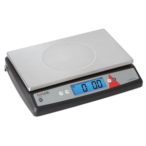 383-TE66OS 66 lb Digital Portion Control Scale - 11 1/4" x 7 1/4", Removable & Washable Platform