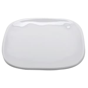 284-SCS6AMW 6" Square Melamine Bread/Side Dish/Plate, White
