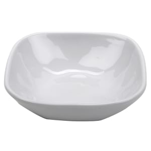 284-SB14AMW 14 oz Square Melamine Soup/Salad/Pasta/Nappie Bowl, White