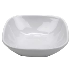 284-SB14AMW 14 oz Square Melamine Soup/Salad/Pasta/Nappie Bowl, White