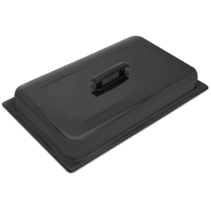 637-70225 Rectangular Chafing Dish Lid for 70266 - Steel, Black