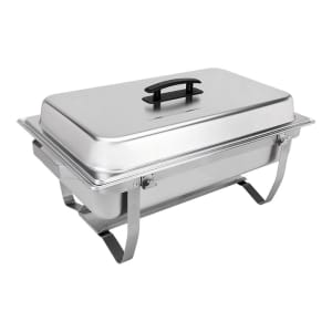 637-70153 8 qt Chafer w/ Lift Off Lid & Chafing Fuel Heat