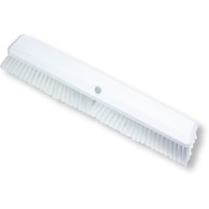 028-41890EC02 18" Push Broom Head w/ Fine/Medium Bristles, White