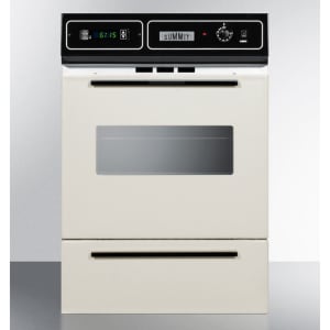 162-STM7212KW 24"W Gas Wall Oven w/ Window - Bisque, Convertible