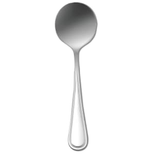 324-V015SBLF 6" Bouillon Spoon - Silver Plated, New Rim Pattern