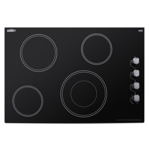 162-CR4B30MB 30"W Electric Radiant Stove w/ (4) Burners - Black, 240v/1ph