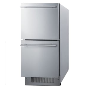 162-ADRD15 15" W Undercounter Refrigerator w/ (1) Section & (2) Drawers, 115v