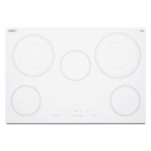 162-CR5B30T8W 30"W Electric Radiant Stove w/ (5) Burners - White, 240v/1ph