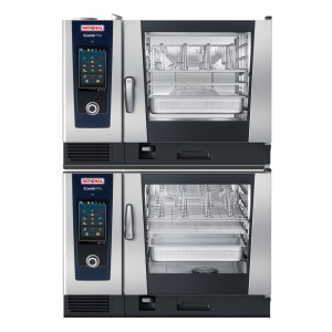 703-ICP6F6FE2082403 Double Full Size Combi Oven - Boiler Based, 208-240v/3ph