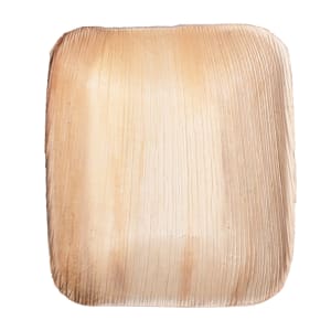524-010015B 12 oz Disposable Rectangular Palm Leaf Bowl