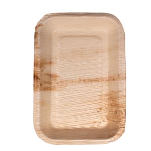 524-01226X9D Disposable Deep Serving Tray - 6" x 9", Palm Leaf