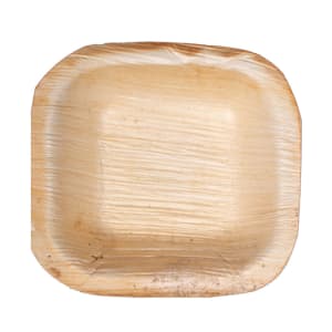 524-010111B 2 oz Disposable Square Palm Leaf Bowl
