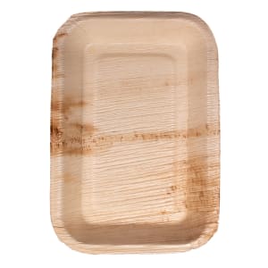 524-01226X9S Disposable Serving Tray - 6" x 9", Palm Leaf
