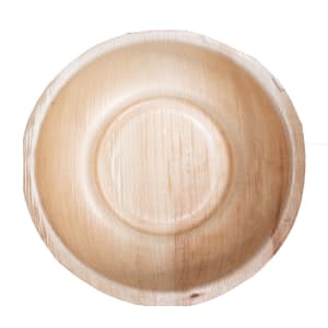 524-010022B 8" Disposable Palm Leaf Salad Bowl