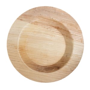 524-013315B 6" Round Lip Palm Leaf Plate