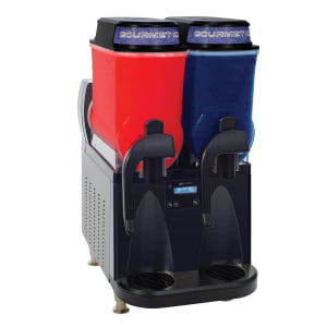 021-340000080 Ultra® NX™ Frozen Drink Machine w/ (2) 3 gal Bowls, Black, Merchandising Lids, 16 3/5"W, 120v